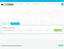 Tablet Screenshot of jkltravels.com